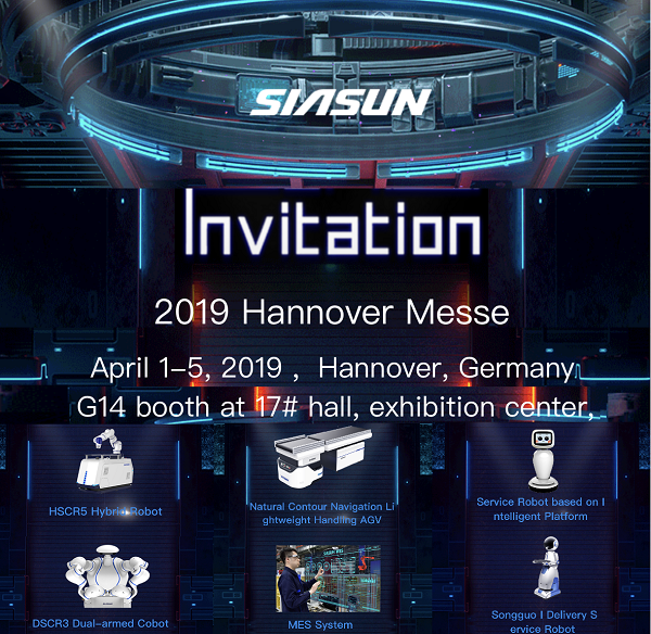 2019 Hannover Messe at G14 Booth in 17# Hall from Apr 1 to Apr 5